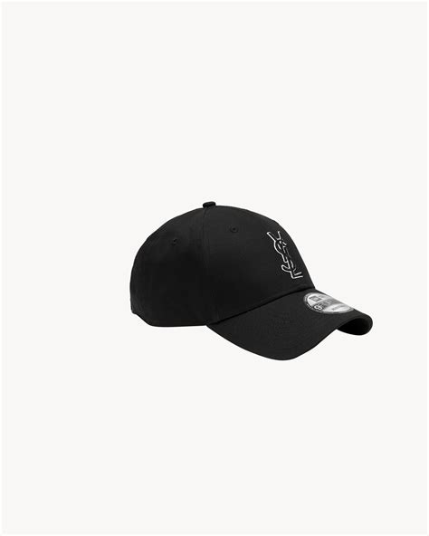 cappellino ysl new era|Saint Laurent Hats for Women .